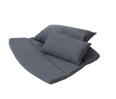 Breeze Kissensatz für Outdoor Highbacksessel SCHWARZ Cane-Line EINZELSTÜCK